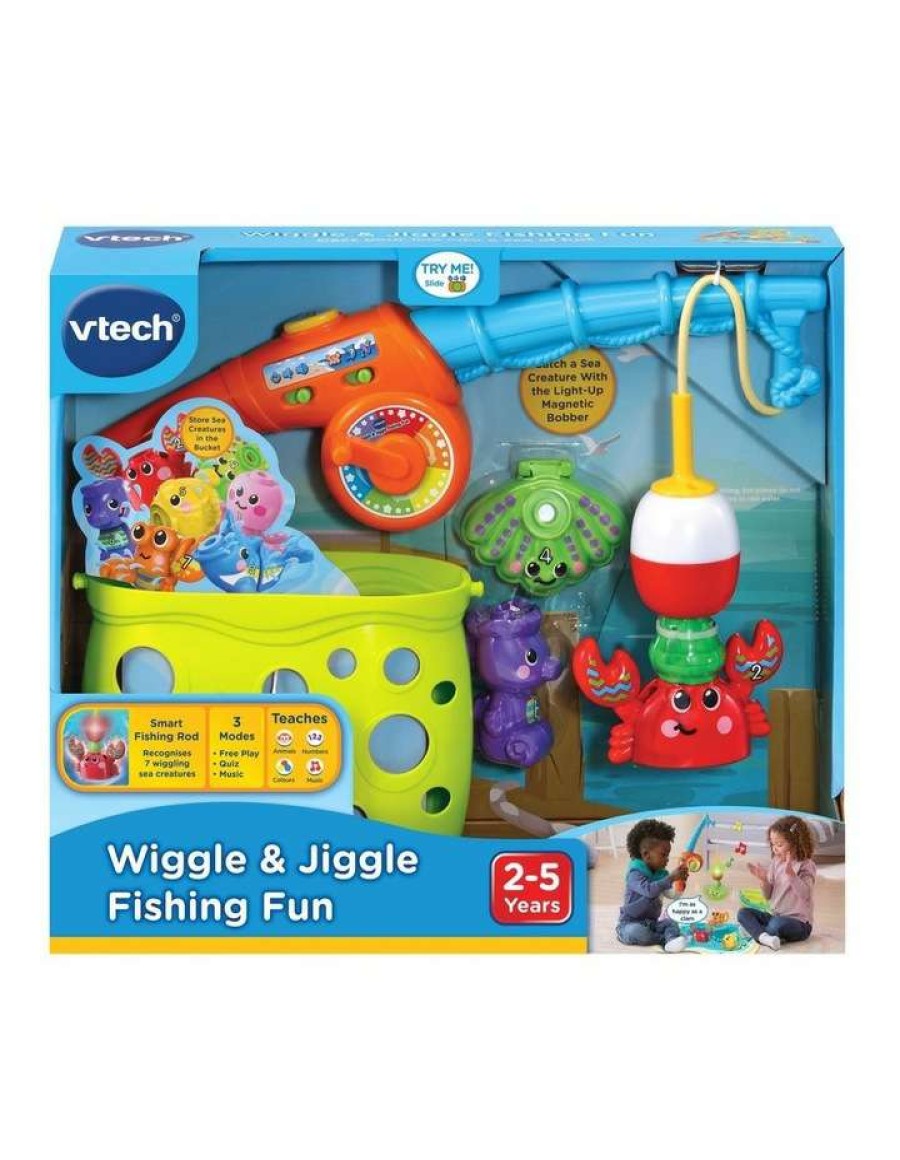 Interactive Learning * | Vtech Wiggle & Jiggle Fishing Fun Assorted