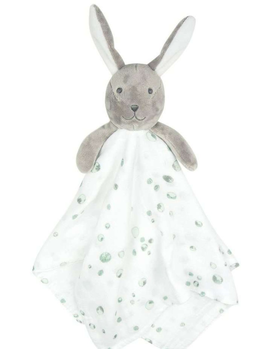 Nursery Gifts * | Little Bamboo Blair The Bunny Lovie/Comforter In Grey