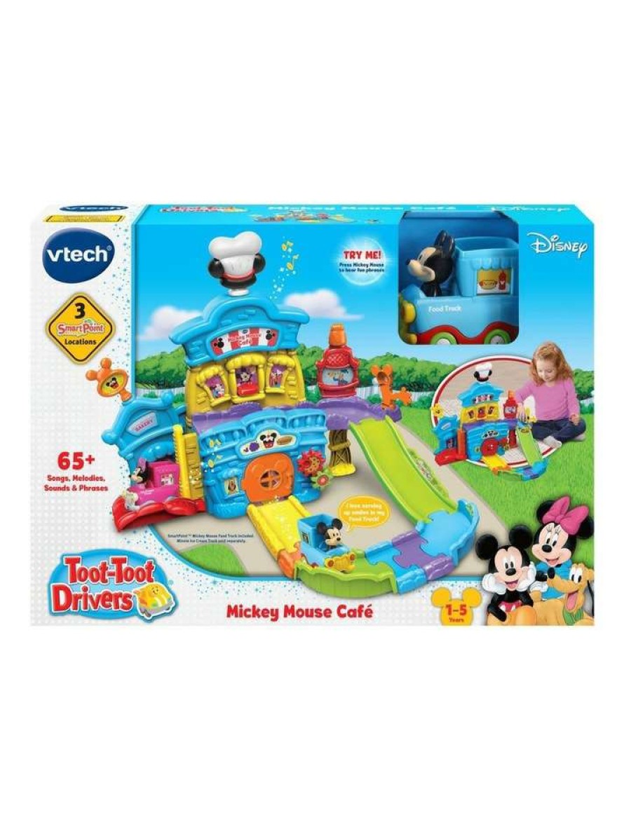 Interactive Learning * | Vtech Toot-Toot Drivers Disney Mickey Mouse Caf