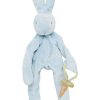 Nursery Gifts * | Bunnies By The Bay Silly Buddy Plain Blue Pacifier Holder Toy Pale Blue