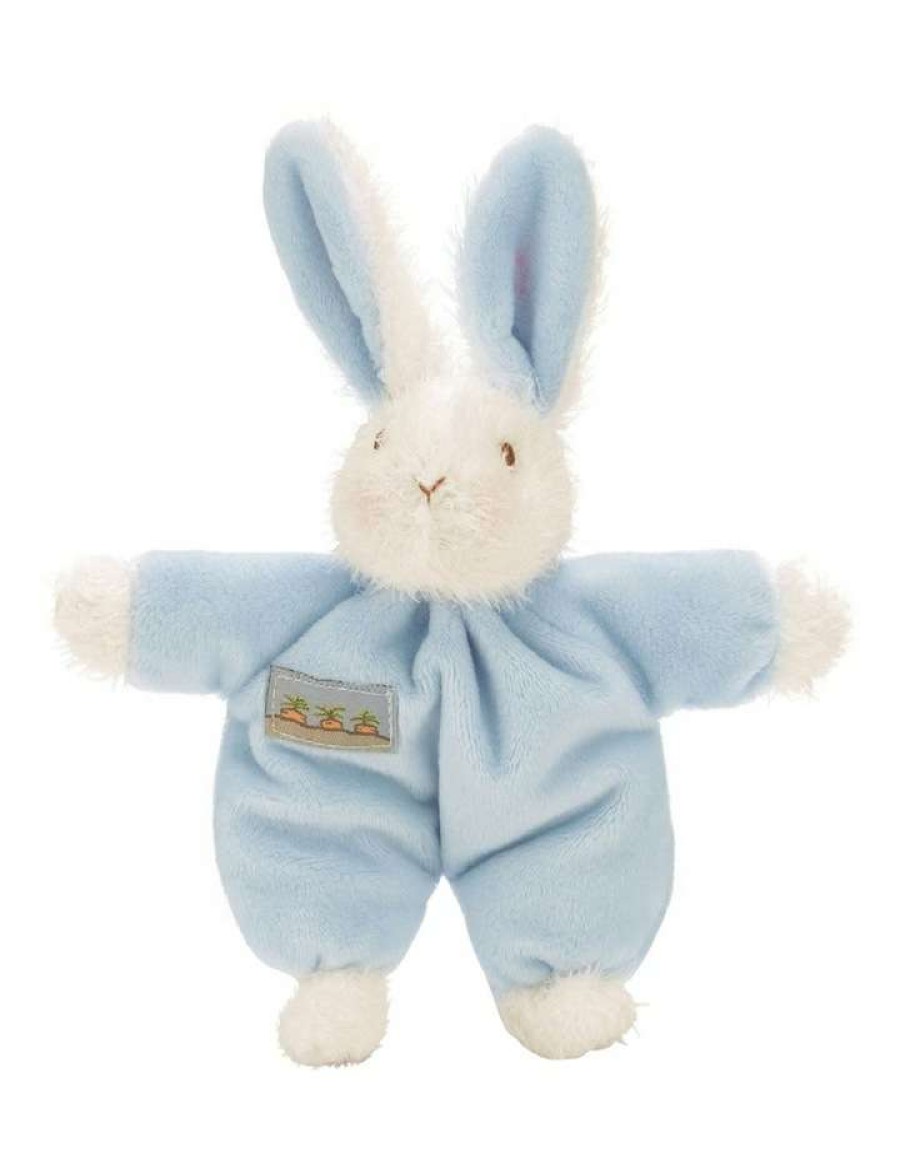 Nursery Gifts * | Bunnies By The Bay Sweet Hops Bunny Rattle Pale Blue