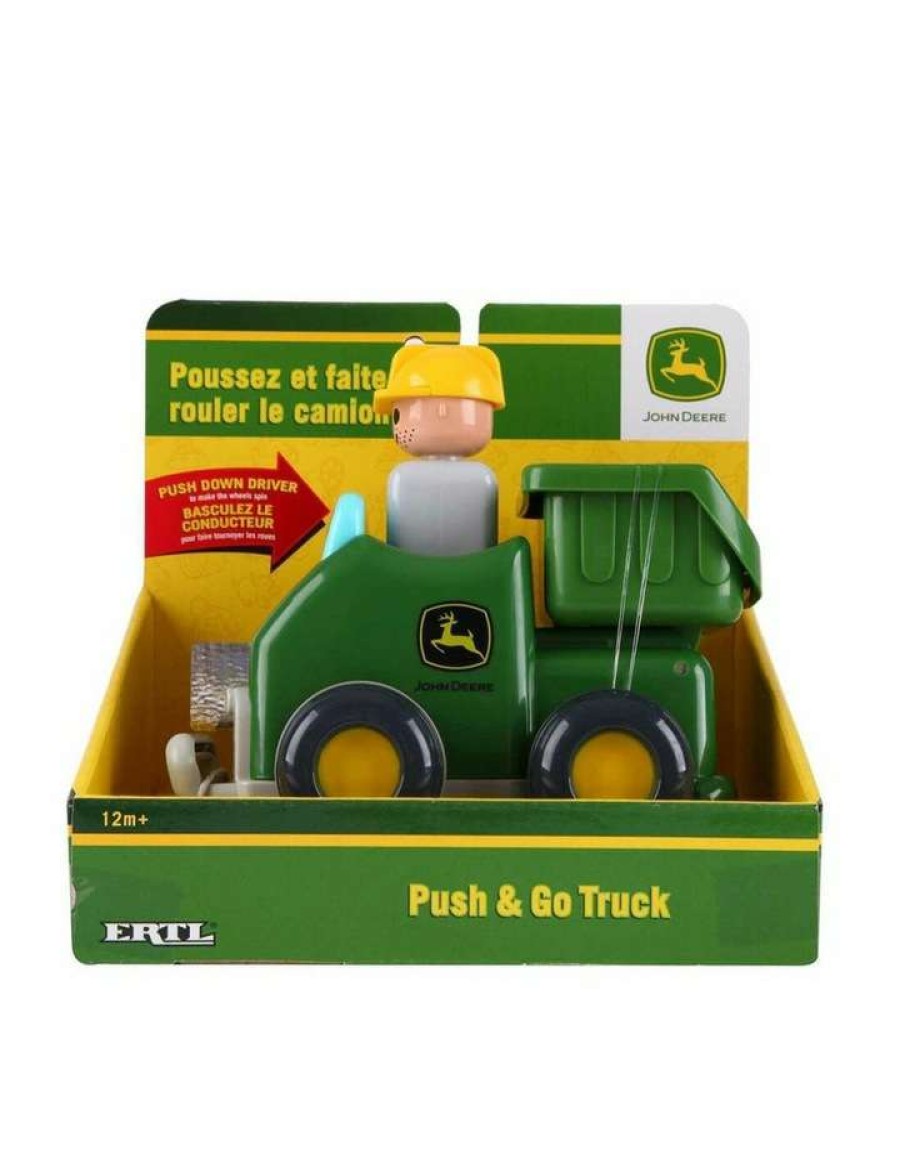 Nursery Toys * | John Deere Push & Go Truck Kids/Boys Vehicle Dump/Tilt Box Toys/Play 12Months Green