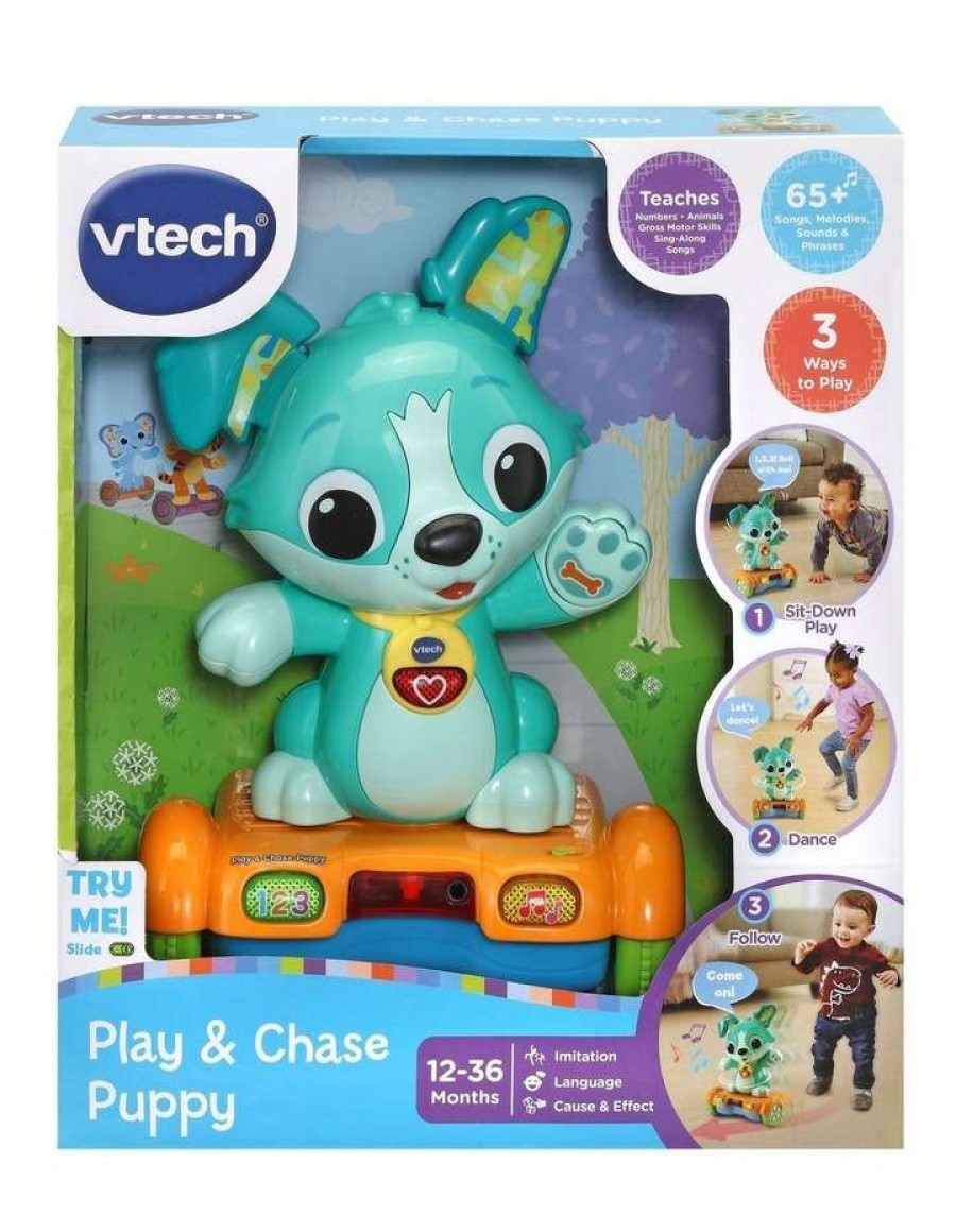 Interactive Learning * | Vtech Play & Chase Puppy Assorted