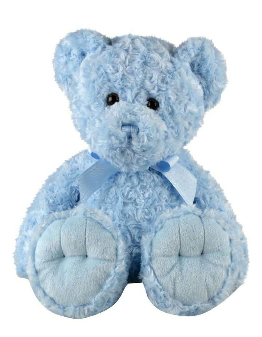 Nursery Toys * | Korimco Max Blue 35Cm Plush Toy Beige