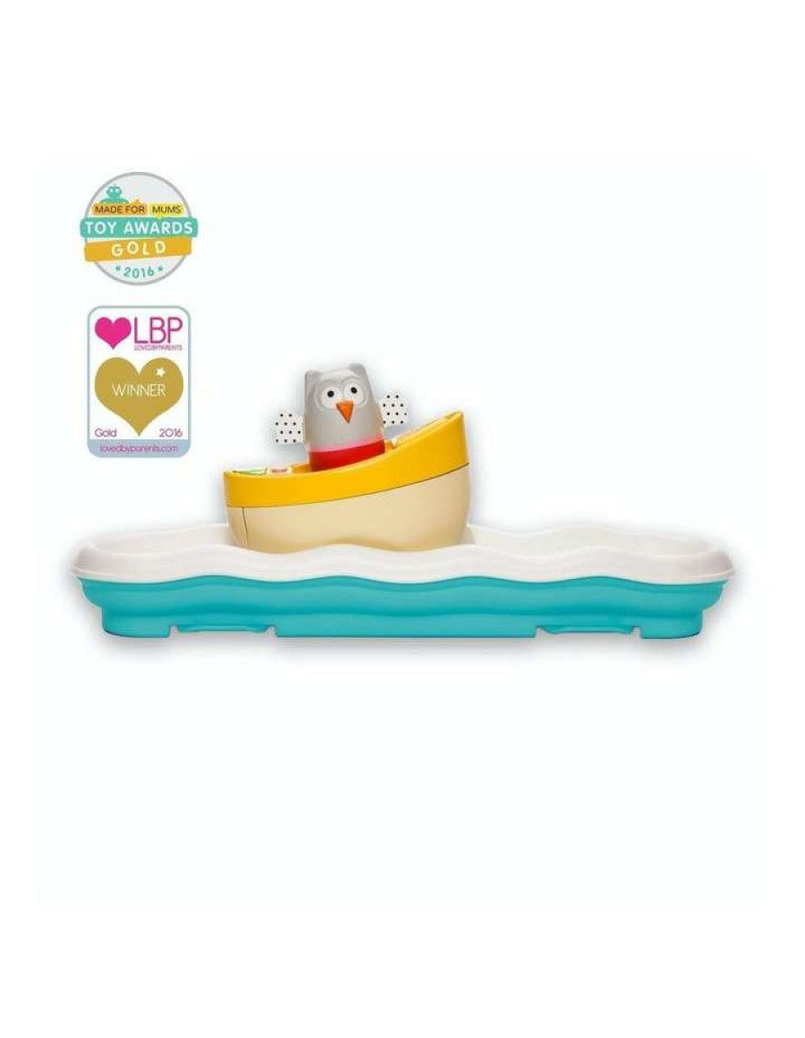 Soft & Plush Toys * | Taf Toys Musical Boat Owl Toy Assorted