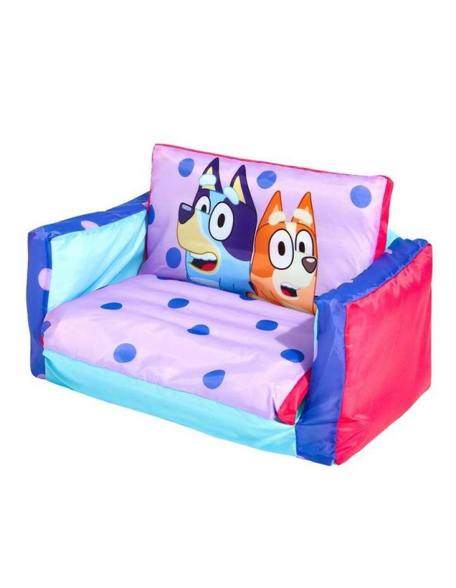 Nursery Toys * | Bluey Inflatable Flip Out Mini Sofa Bed/Chair 68Cm Kids/Toddlers Indoor/Camping