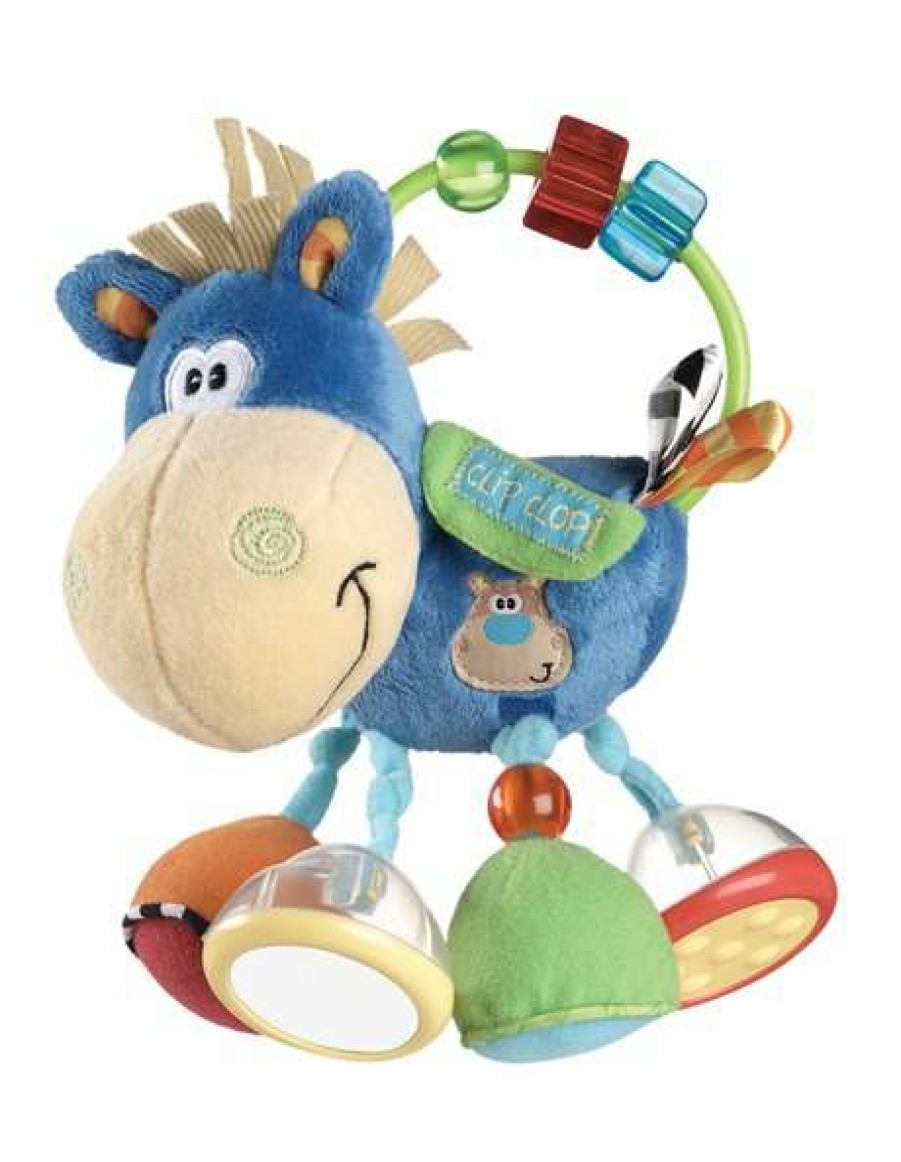 Soft Toys & Rattles * | Playgro Clip Clop Activity Rattle Multicolour