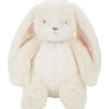 Nursery Gifts * | Bunnies By The Bay Tiny Nibble Bunny Plush Toy Cream