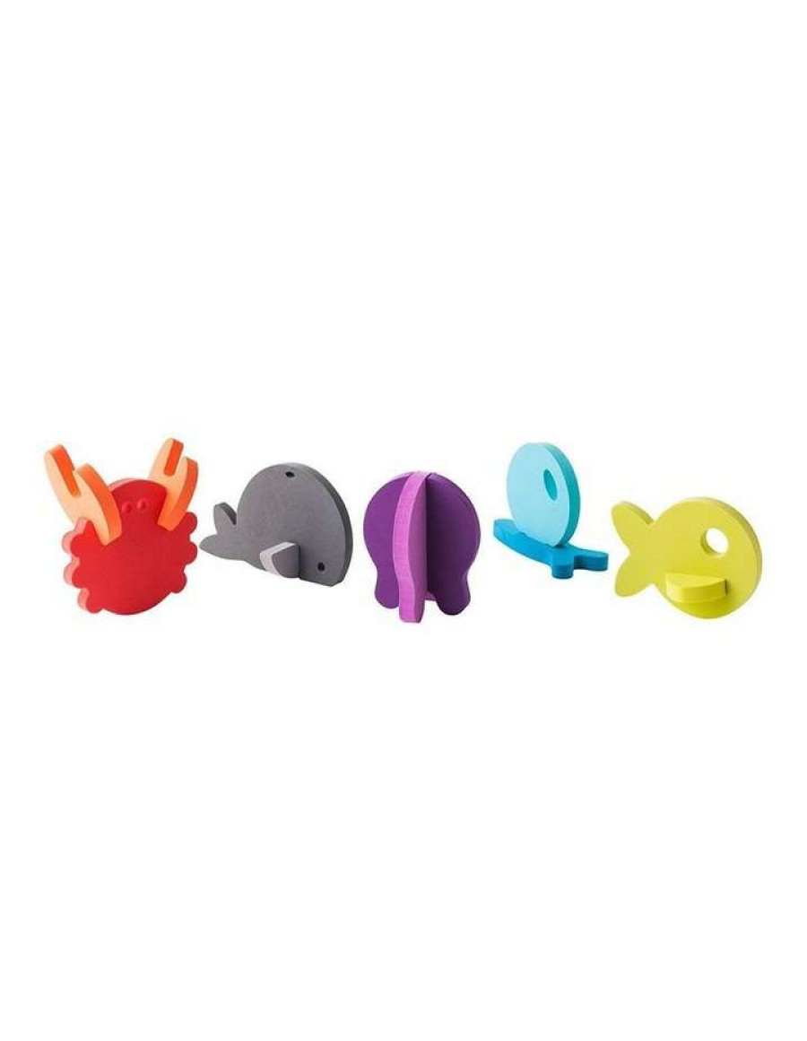 Play & Activity * | Boon 11Pc Links 3D Foam Sea Animal Puzzles Bath Time/Tub Toys/Game For Baby/Kids