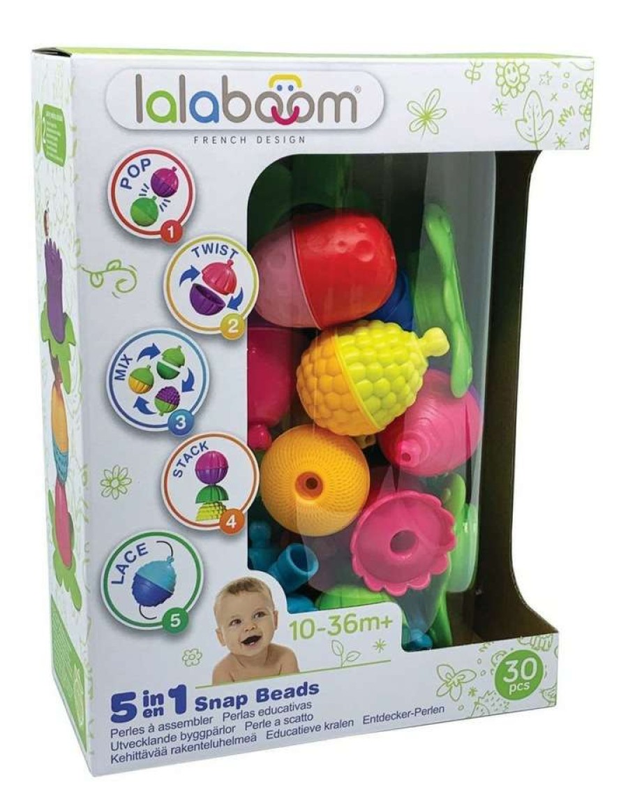 Nursery Toys * | Lalaboom 30-Piece Interlacing Beads & Accessories Set Assorted