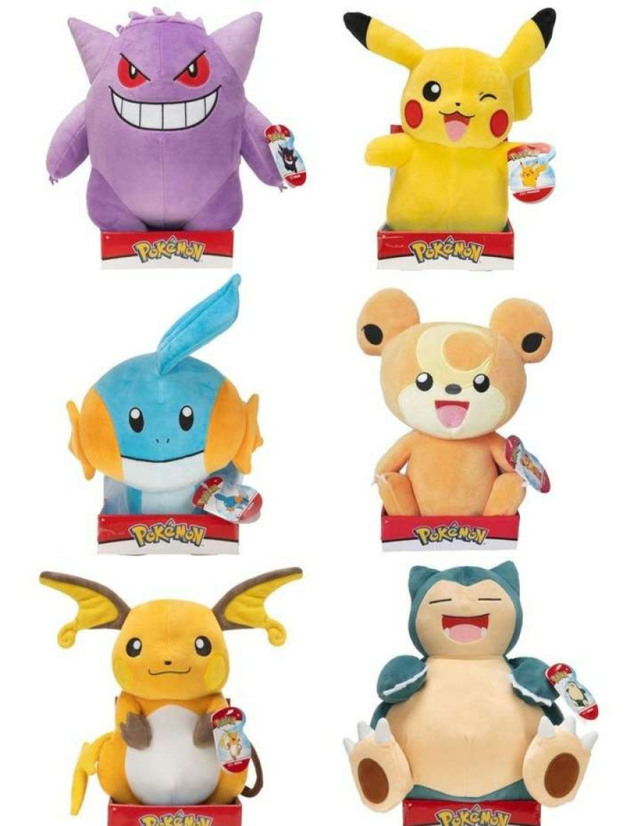 Soft & Plush Toys * | Pokemon 12 Plush Toys Assorted