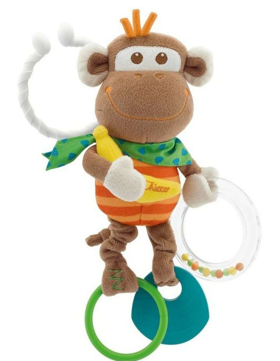 Soft Toys & Rattles * | Chicco Multi Activity Vibrating Monkey Tactile Rattle No Colour