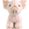 Soft & Plush Toys * | Korimco Lil Friends Pig 18Cm Plush Toy Pink