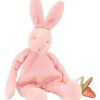 Nursery Gifts * | Bunnies By The Bay Silly Buddy Pale Pacifier Holder Toy Pink