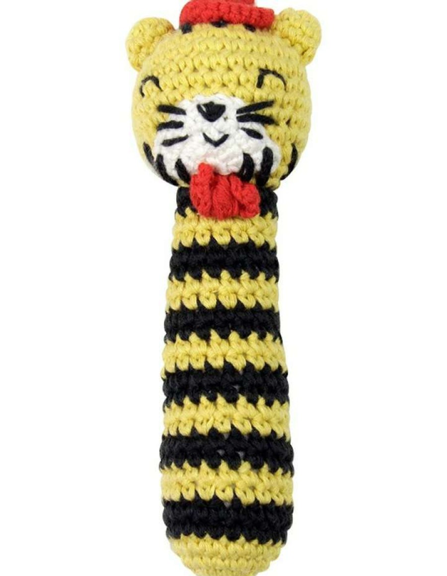 Nursery Gifts * | Weegoamigo Tricky Crochet Rattle Tiger