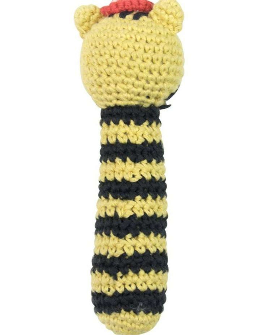 Nursery Gifts * | Weegoamigo Tricky Crochet Rattle Tiger