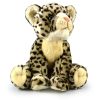 Soft & Plush Toys * | Korimco Snow Leopard Friendlee 35Cm Yellow/Black