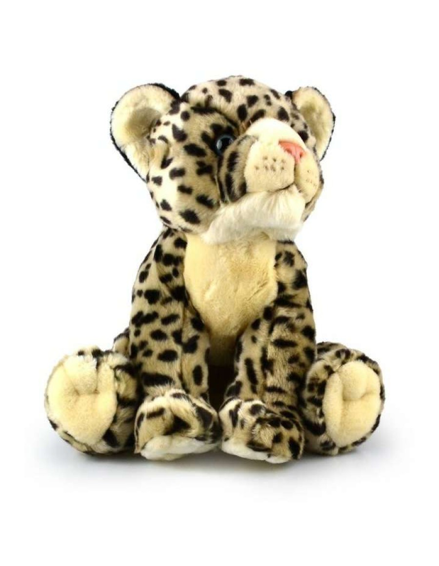 Soft & Plush Toys * | Korimco Snow Leopard Friendlee 35Cm Yellow/Black