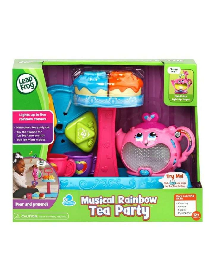 Interactive Learning * | Leapfrog Musical Rainbow 9 Piece Tea Party Set Assorted