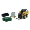 Nursery Toys * | John Deere Light/Sound Toy W/Bales/Bricks/Buket/Fork Kids 1:16 Skidsteer Set 3Years