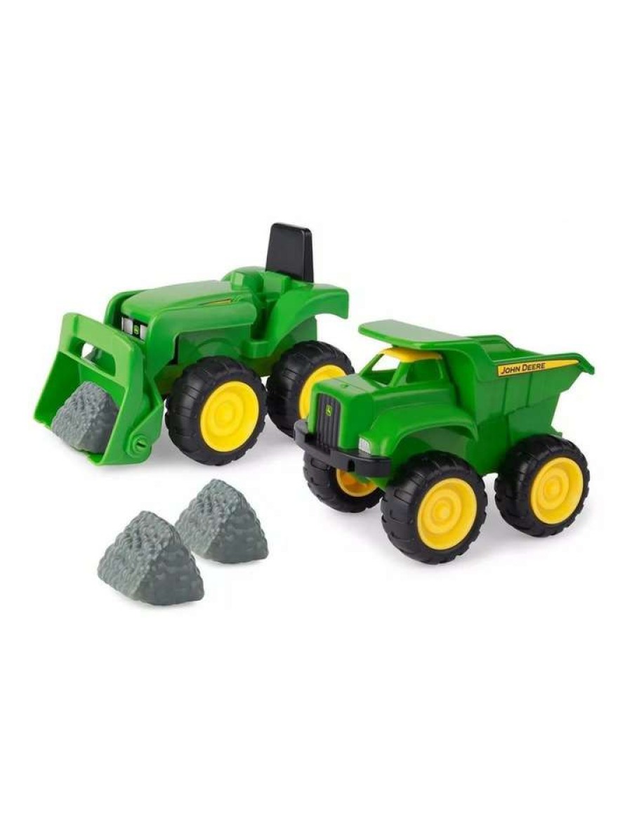 Nursery Toys * | John Deere Sanbox Dump Truck/Tractor Vehicle Set Kids Interactive Farm Toy 18Months