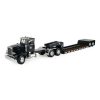 Nursery Toys * | John Deere Big Farm Peterbilt Model 367 Semi Vehicle/Truck W/ Lowboy Trailer Toy Black