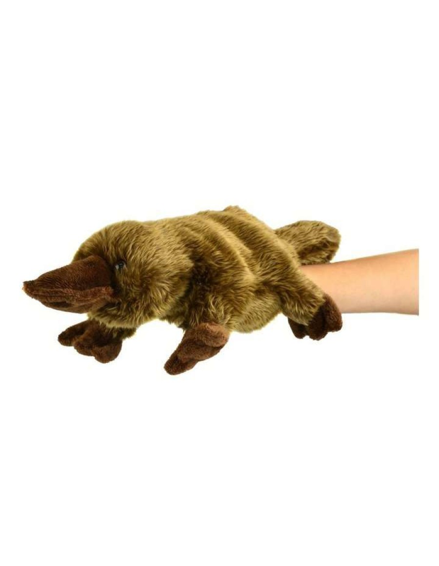 Soft & Plush Toys * | Korimco Platypus Body Puppet 32Cm Brown