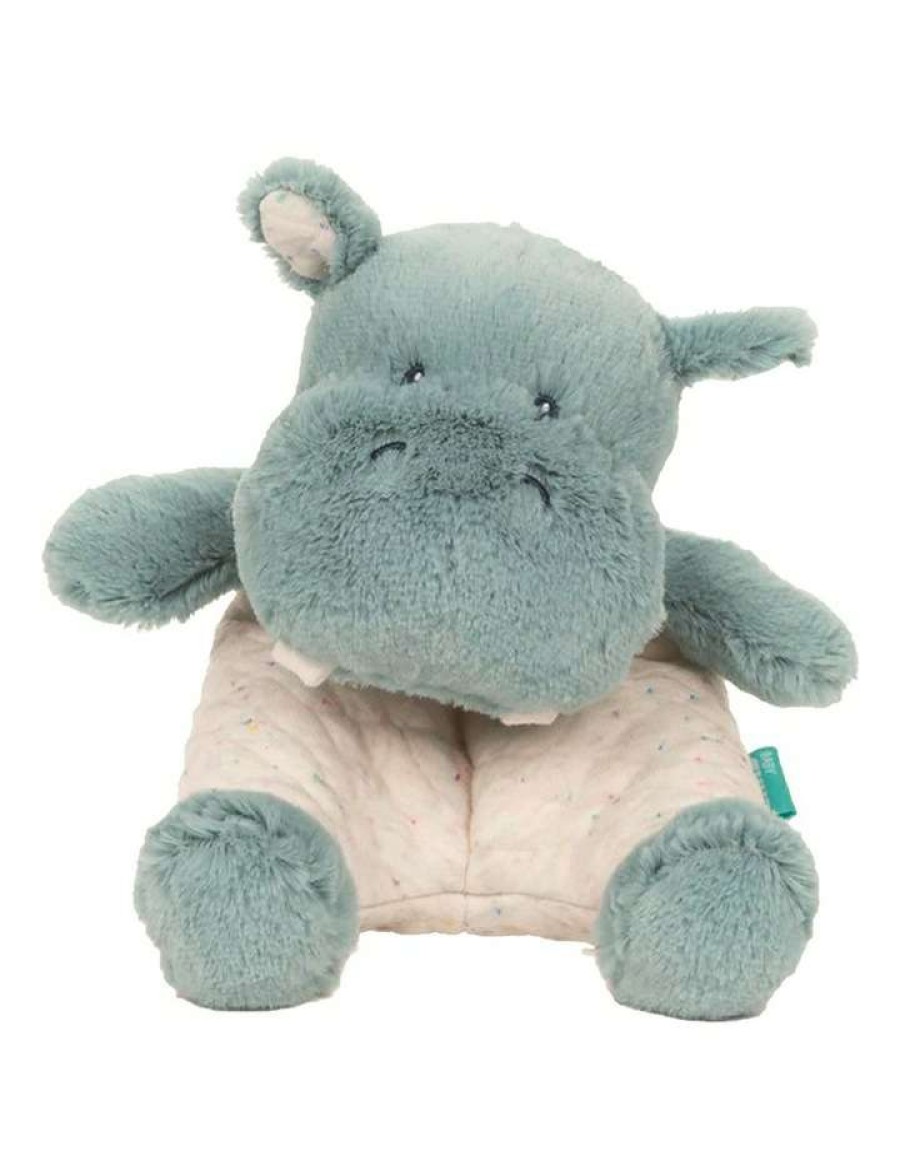 Soft & Plush Toys * | Gund Oh So Snuggly: Hippo Small Blue