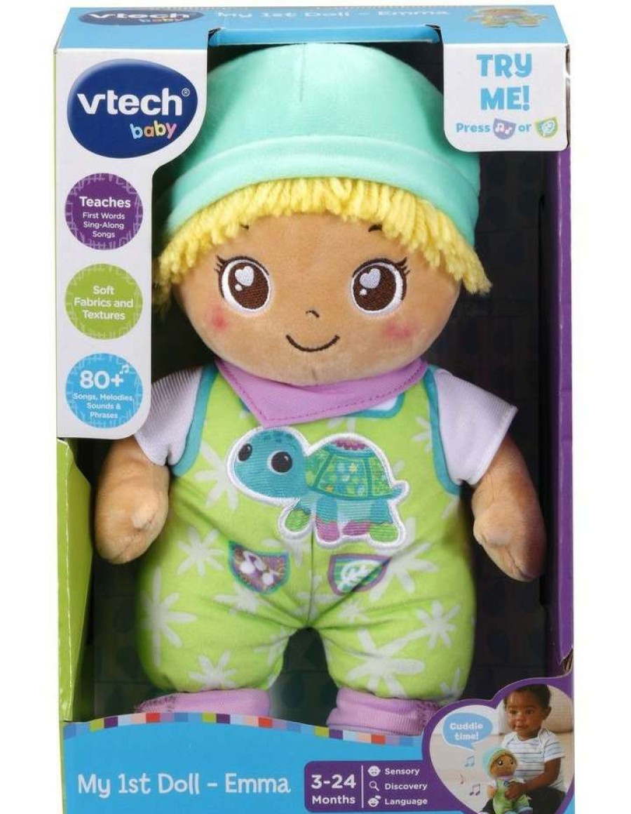 Soft & Plush Toys * | Vtech Emma My 1St Baby Doll Assorted