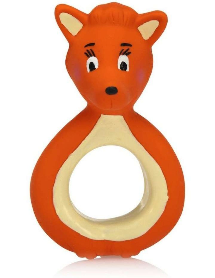 Soft Toys & Rattles * | Mizzie The Kangaroo Mini Mizzie 100% Natural Rubber Baby Teether Multi