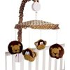 Soft Toys & Rattles * | Babyhood Amani Bebe Cot Mobile Wild Things Assorted