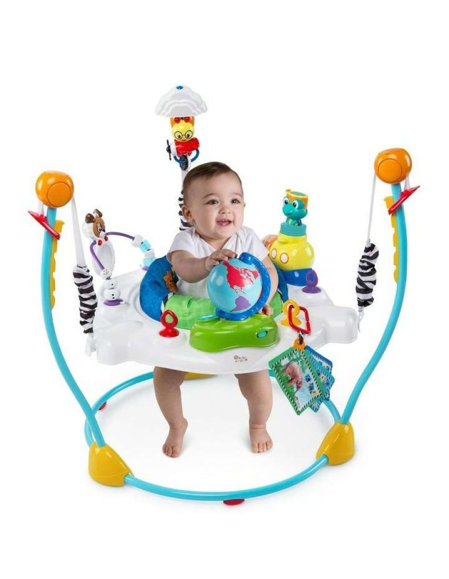 Play & Activity * | Baby Einstein Journey Of Discovery Activity Jumper With Sounds/Toys/Tray For Baby