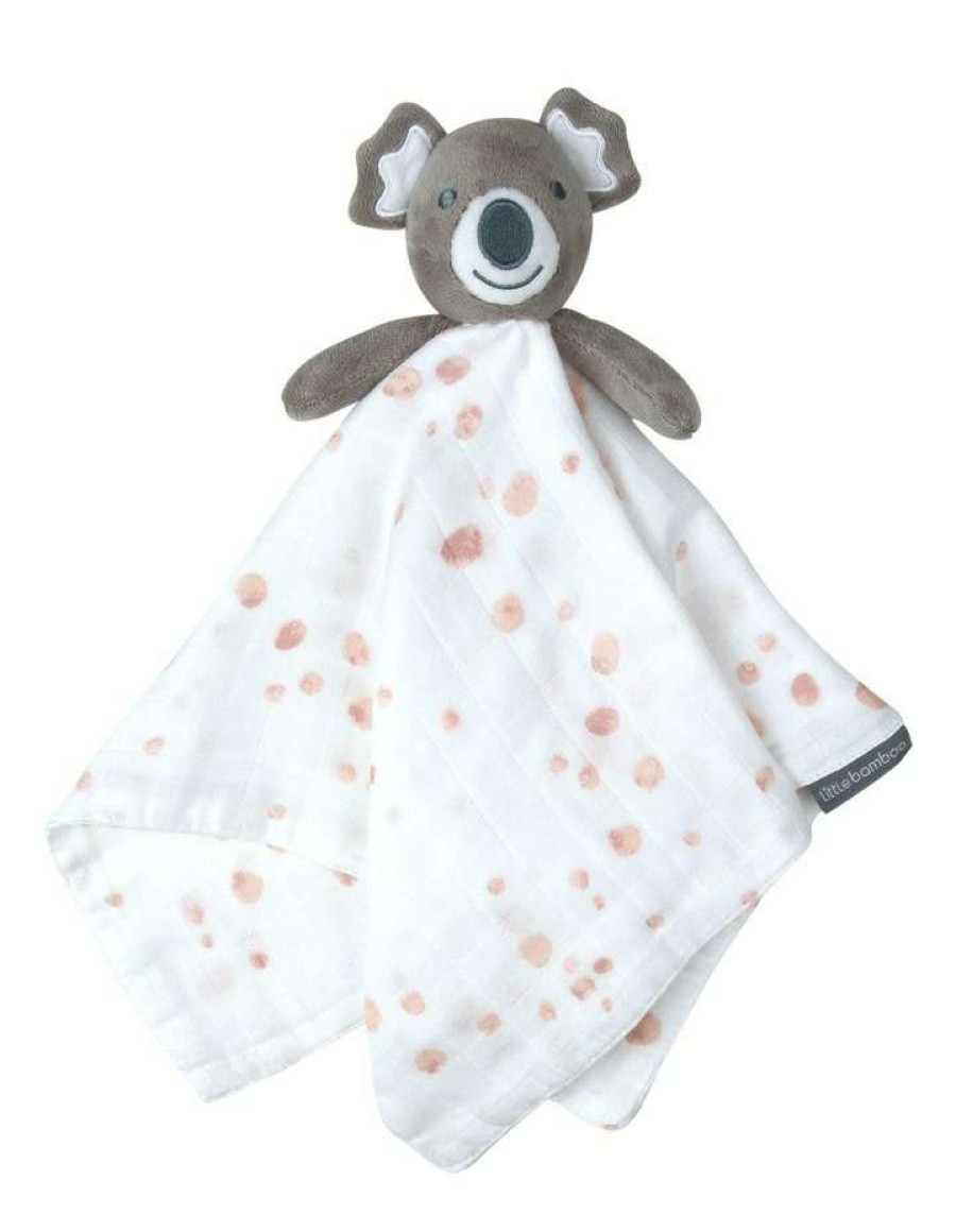 Nursery Toys * | Little Bamboo Kate The Koala Lovie/Comforter Dusty Pink