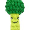 Soft & Plush Toys * | Weegoamigo Crochet Rattle Broccoli Assorted