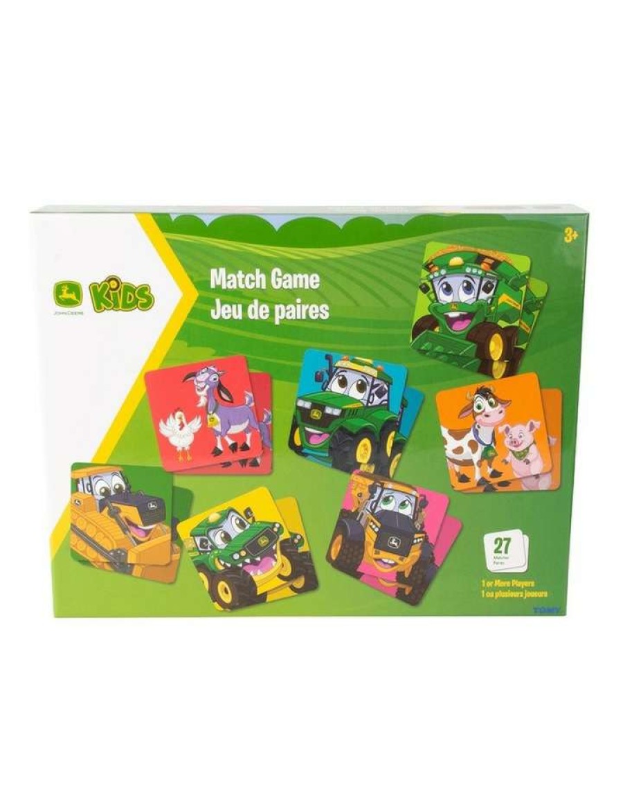 Nursery Toys * | John Deere Kids Match Game Children/Family Interactive Memory Card Game 54Piece 3Years