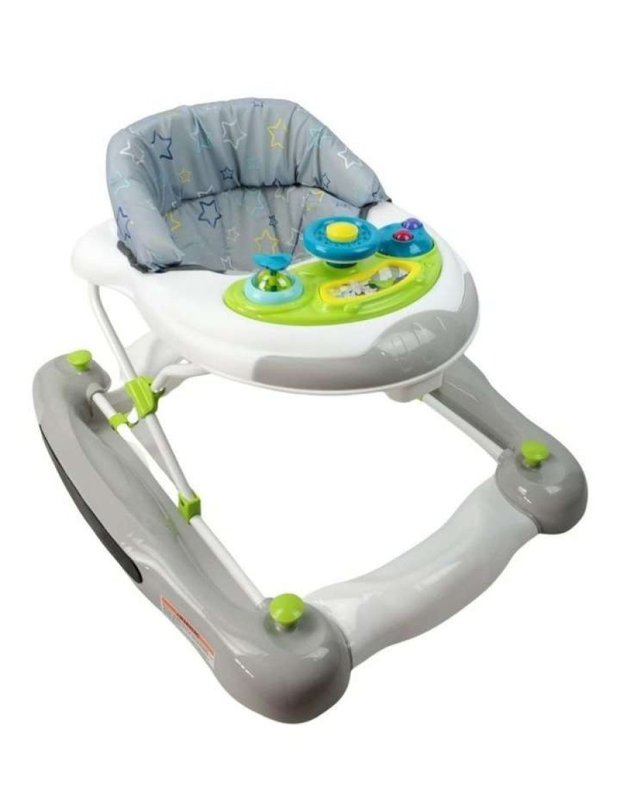 Play & Activity * | Aussie Baby Bright Stars 2-In-1 Baby Walker Rocker Multicolour