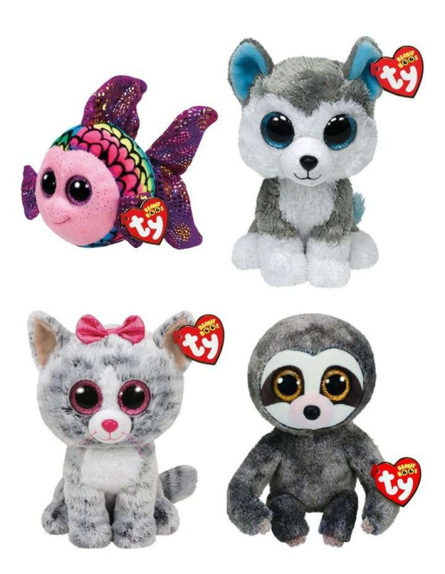 Soft & Plush Toys * | Ty Beanie Boo Medium Plush Toy (Randomly Selected) Med Assorted