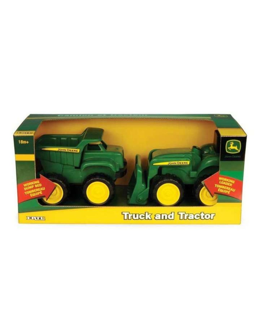 Nursery Toys * | John Deere Dump Truck & Tractor W/ Bucket/Shovel Toy/Kids/Children/Play Game Fun