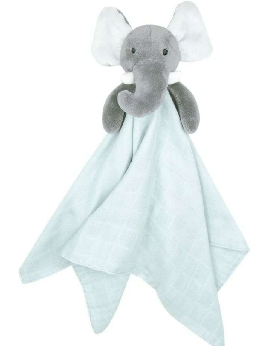 Nursery Gifts * | Little Bamboo Erin The Elephant Lovie/Comforter In Whisper