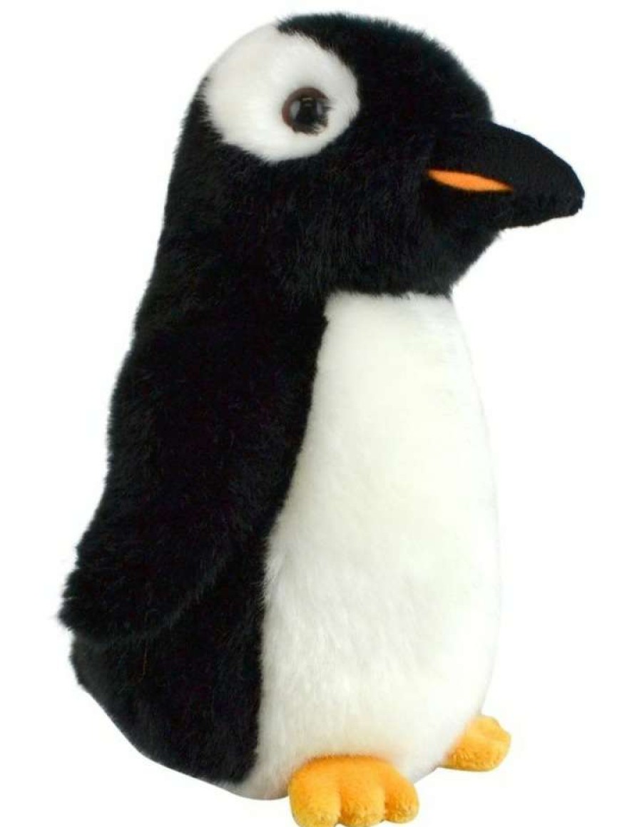 Soft & Plush Toys * | Korimco Lil Friends Gentoo Penguin 18Cm Black/White