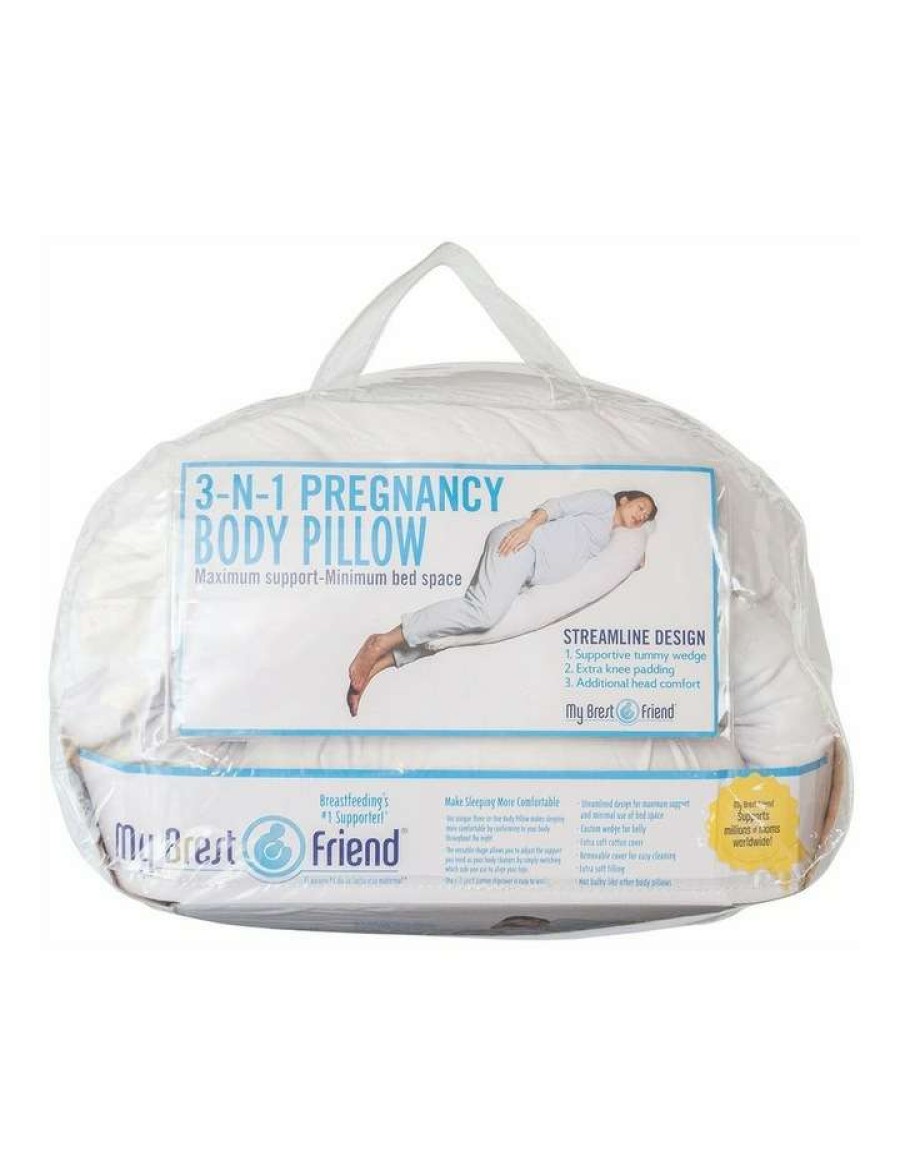 Nursery Toys * | My Best Friend 3-In-1 Body Pillow White