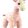 Nursery Gifts * | Korimco Twinkles Giraffe 16Cm Rattle In Pink