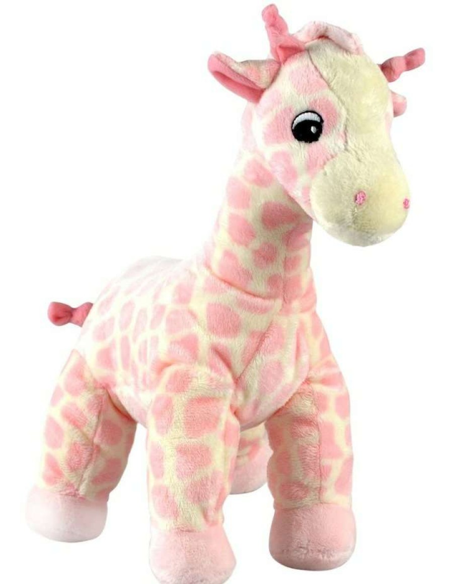 Nursery Gifts * | Korimco Twinkles Giraffe 16Cm Rattle In Pink