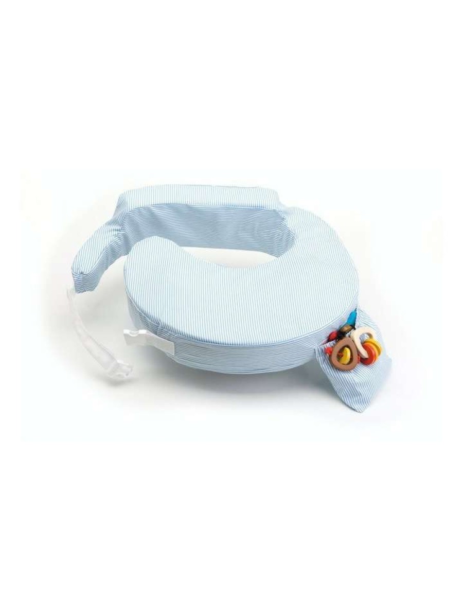 Nursery Toys * | My Best Friend Nursing Pillow Stripe Blue