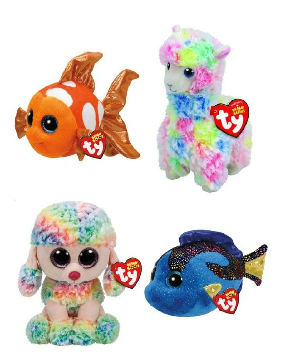 Soft & Plush Toys * | Ty Beanie Boo Medium Plush Toy (Randomly Selected) Med Assorted