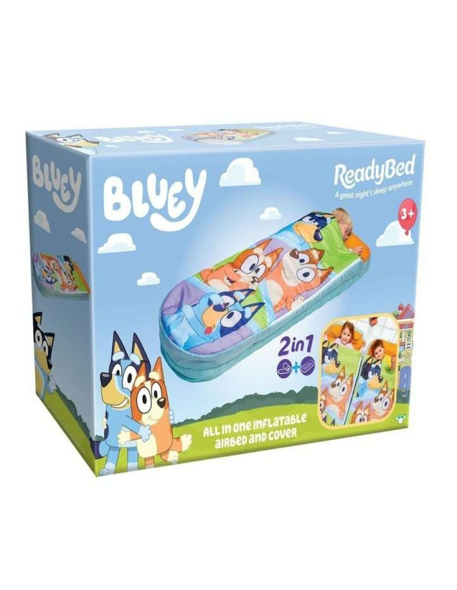 Nursery Toys * | Bluey Family Ready Inflatable Kids Air Bed/Sleeping Mattress W/Pump/Bag 150Cm