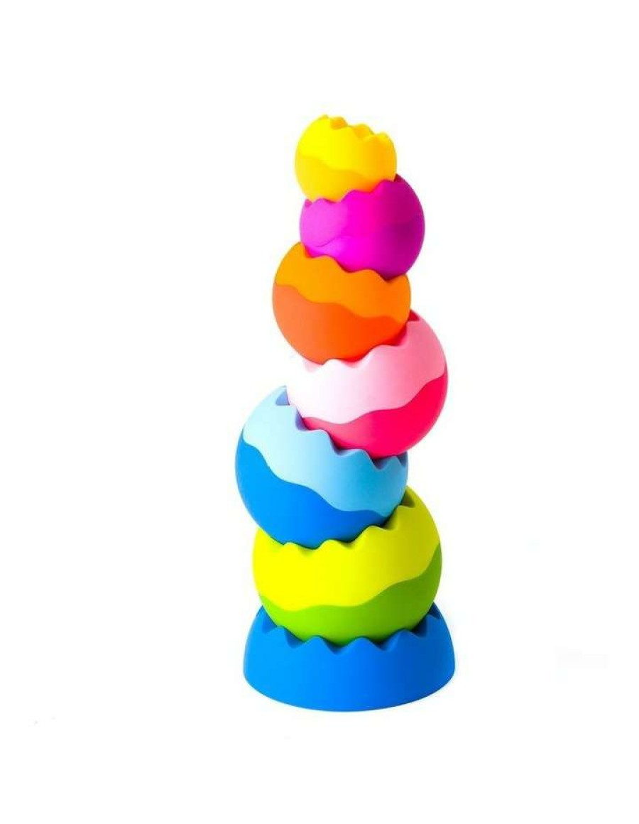 Nursery Toys * | Fat Brain Toy Co. Tobbles Neo 6M-4Y For Baby/Kids/Bpa Free Stackable/Stacking Toy