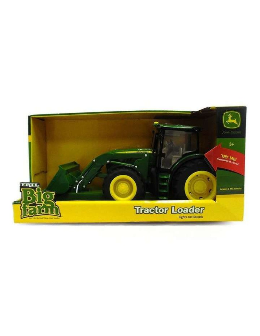 Nursery Toys * | John Deere Big Farm Tractor W/ Loader/Lights/Sound Kids/Interactive Toy/Fun 1:16