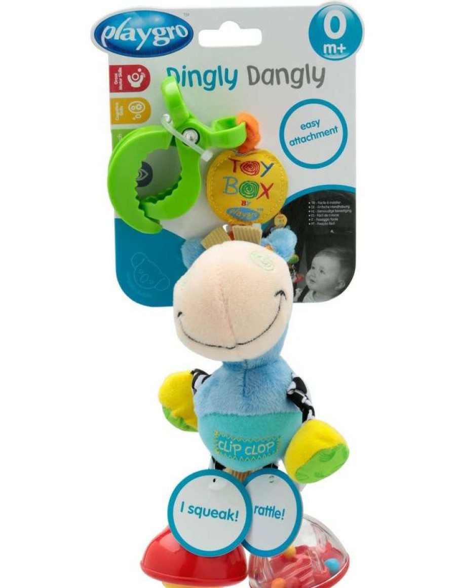 Soft & Plush Toys * | Playgro Dingly Dangly Clip Multicolour