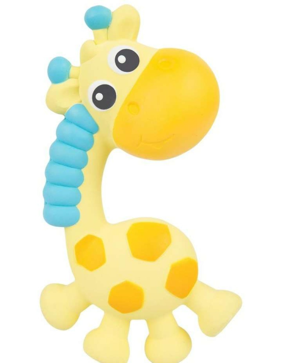 Soft & Plush Toys * | Playgro Squeak And Soothe Natural Teether Assorted